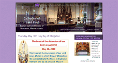 Desktop Screenshot of cathedralofsaintpaul.com